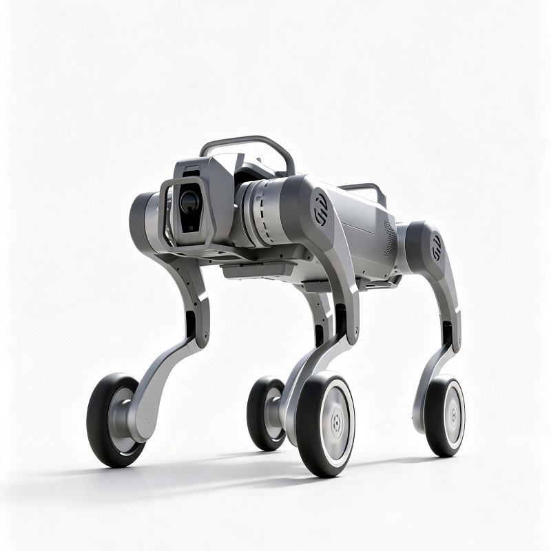 Perro robot cuadrúpedo con patas todo terreno
