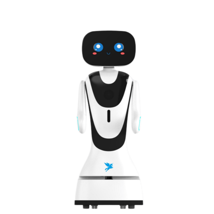 Robot de servicio del vestíbulo del hotel