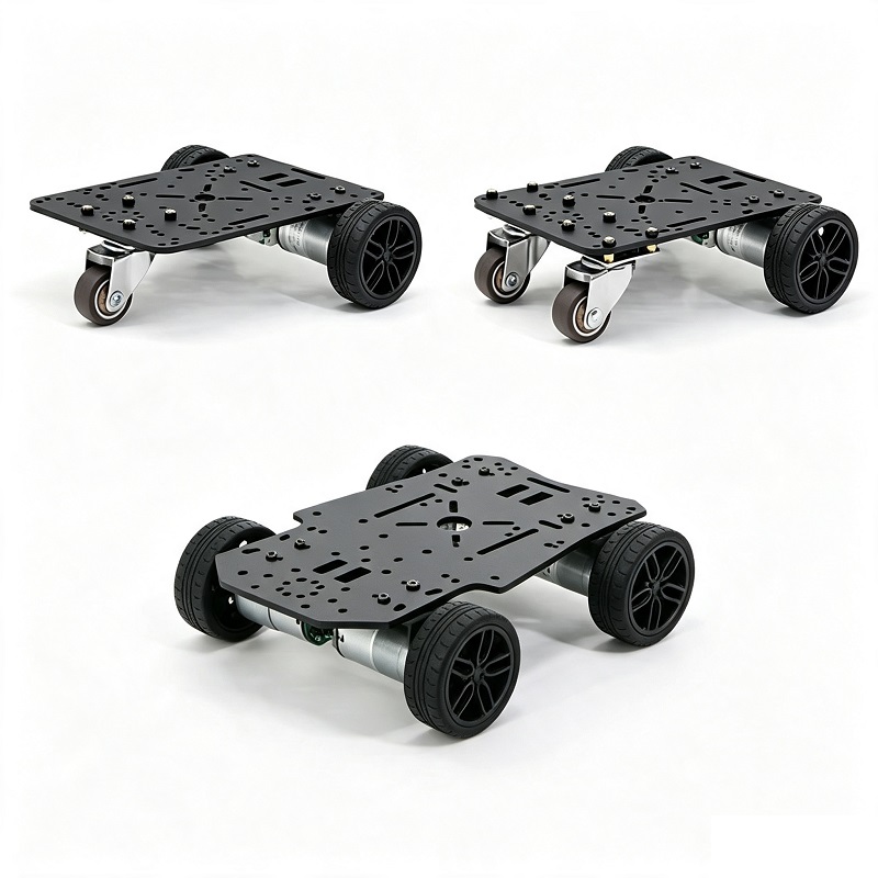 Mini chasis de robot eléctrico con ruedas 4WD