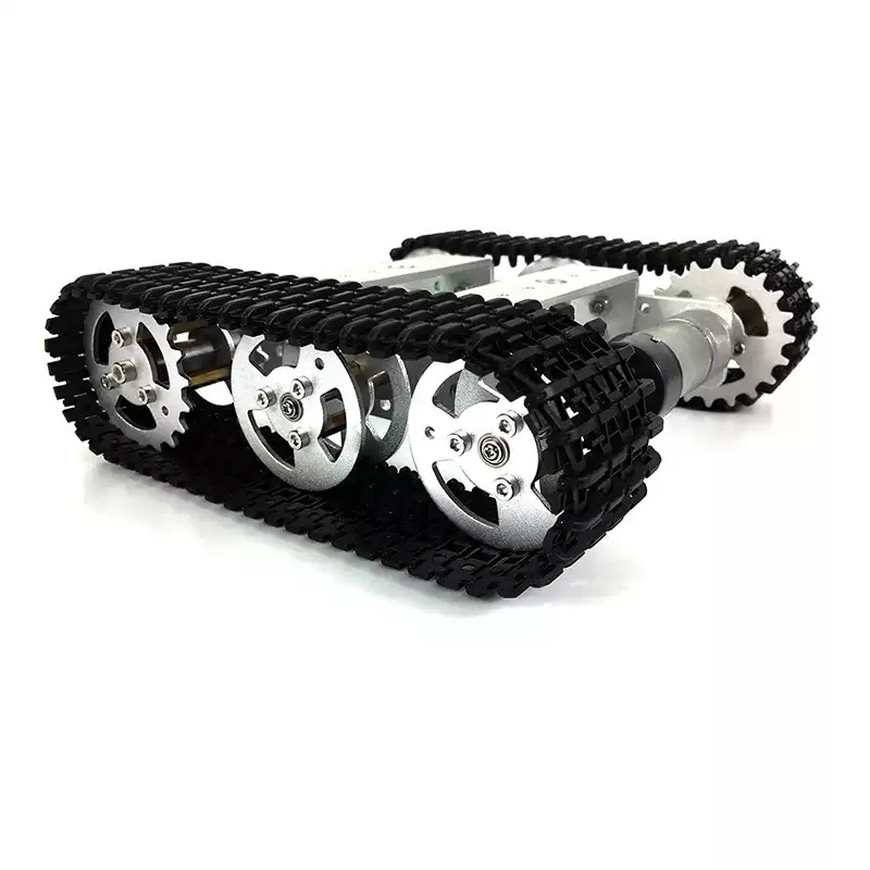 Mini chasis de robot de tanque inteligente con orugas