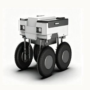 Chasis de ruedas multidireccional con 4WS