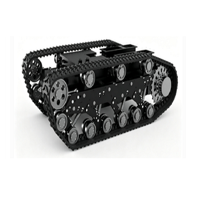 Chasis de robot con orugas de caucho grande personalizado OEM