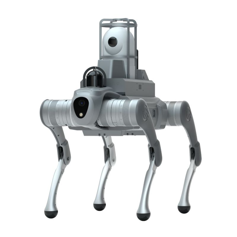 Plataforma de chasis de robot de cuatro patas con perro robot cuadrúpedo