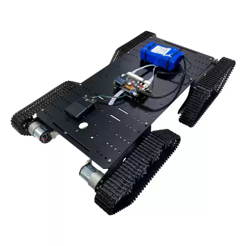 Plataforma de desarrollo de chasis de robot con seguimiento ROS