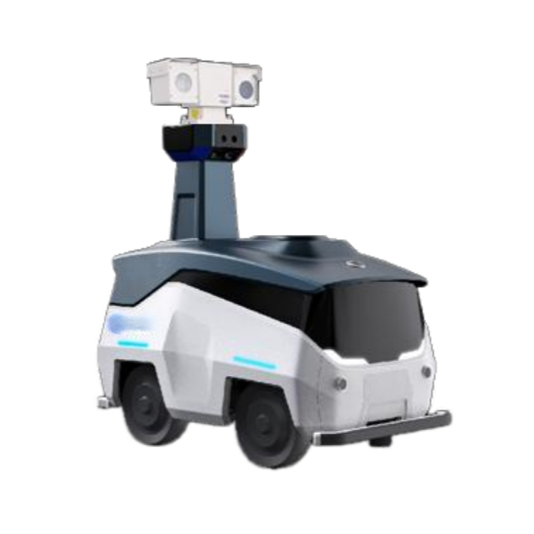 Robot de patrulla de seguridad