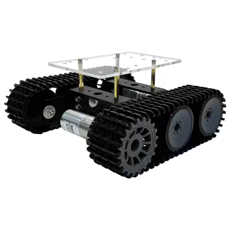 Chasis de robot de bricolaje con chasis eléctrico inteligente con orugas