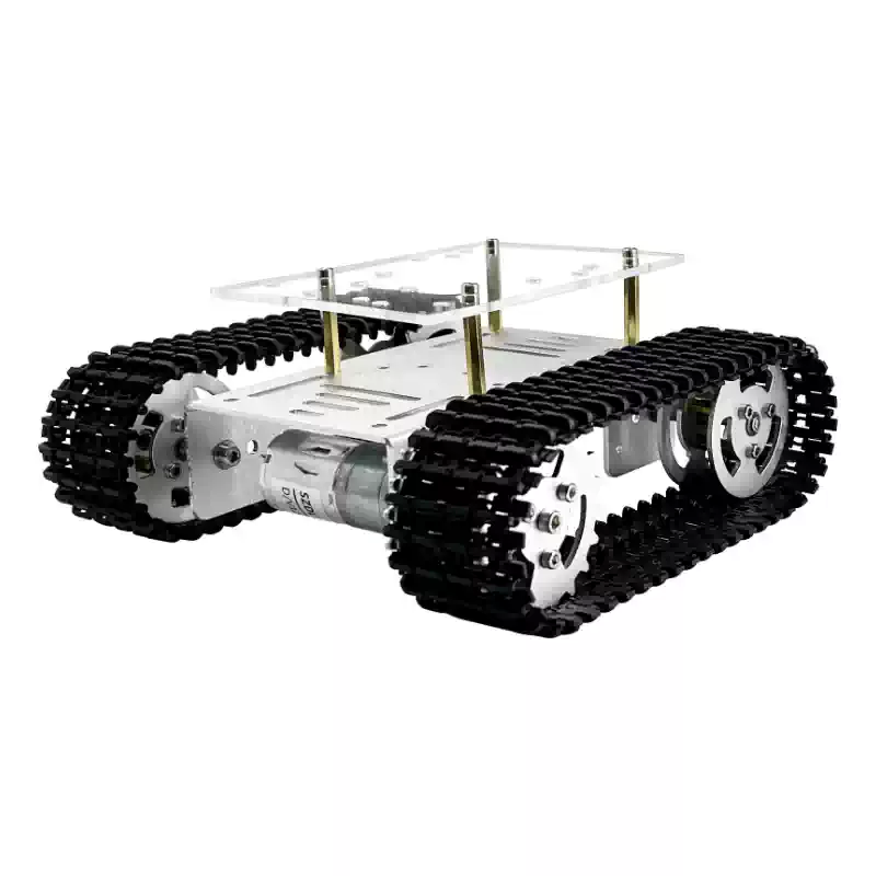Plataforma de tanque DIY de código abierto con chasis de robot con orugas